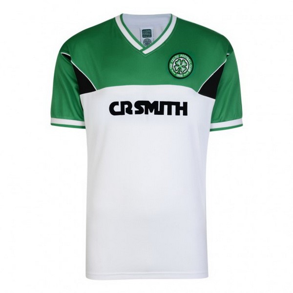 Tailandia Camiseta Celtic 2nd Retro 1985 1986 Verde Blanco